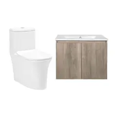 STRETTO - Pack Baño Toledo - Mueble + Sanitario