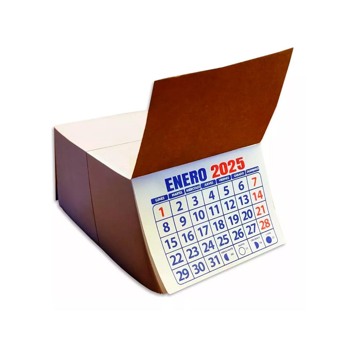 CURSOR - Mini Taco Calendario 2025 - 12 Meses - 100un - 7x5 Cm Aprox