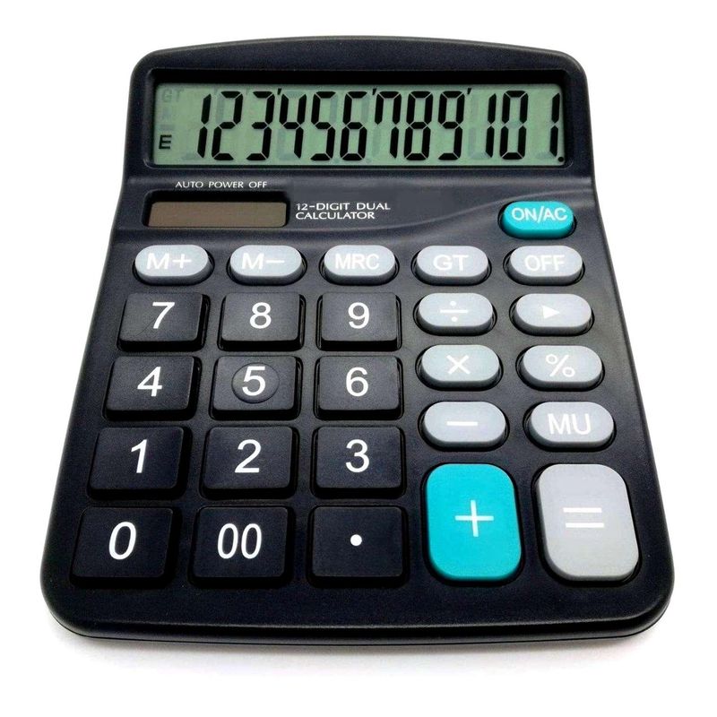 GEN - Calculadora Lcd De 12 Digitos Escuela Oficina Casa Comercio