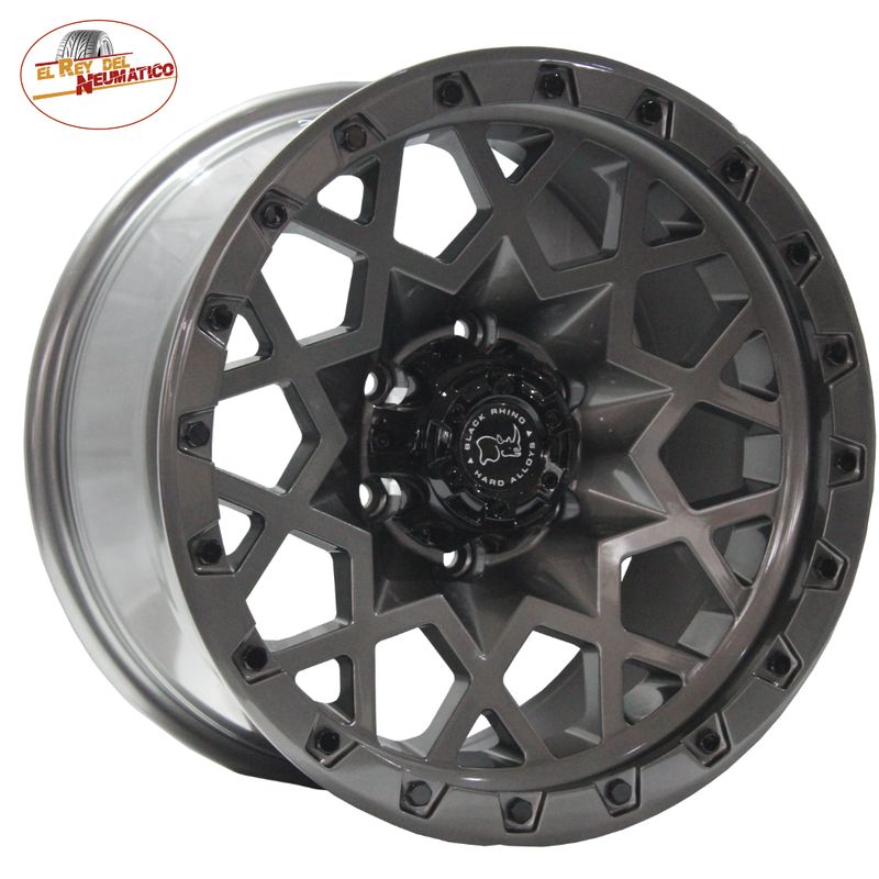 GENERICO - Juego 4 llantas 17x9" 6x139.7 OFF:O CB110-Rey Del Neumático