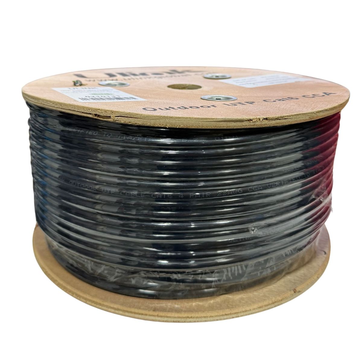 ULINK - Cable de Red UTP Exterior Cat6 Bobina 100 m Doble Chaqueta PVC + PE