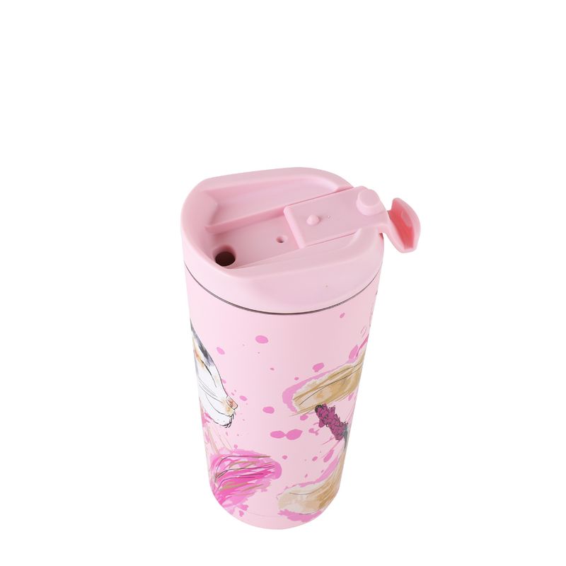 PUUR - Vaso Térmico Puur Mug Cat Pink Hermético 470 ml