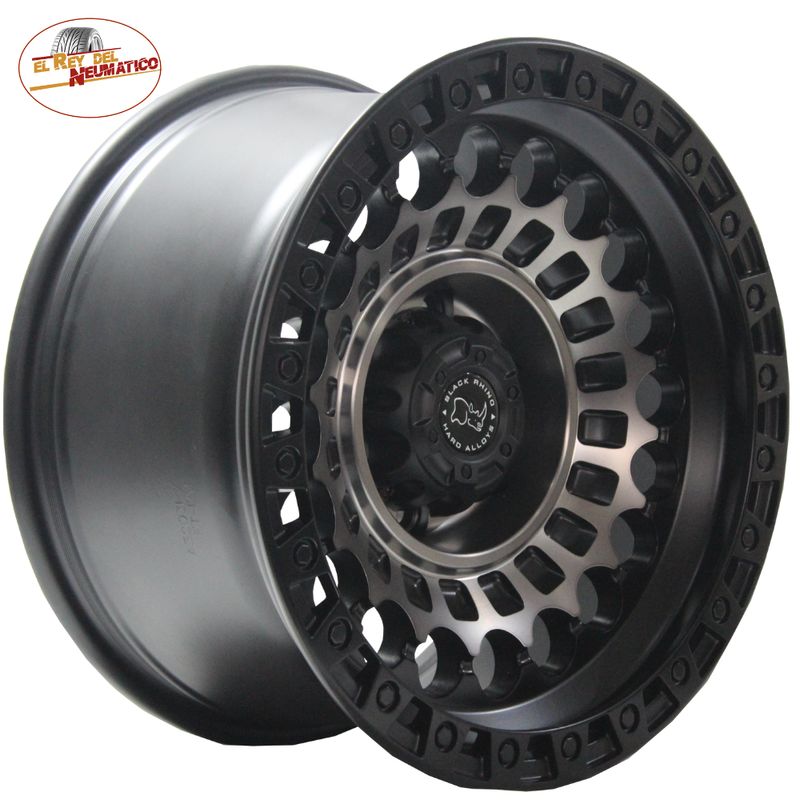 GENERICO - Juego 4 llantas 17x9" 6x135 OFF-12 CB110-Rey Del Neumático