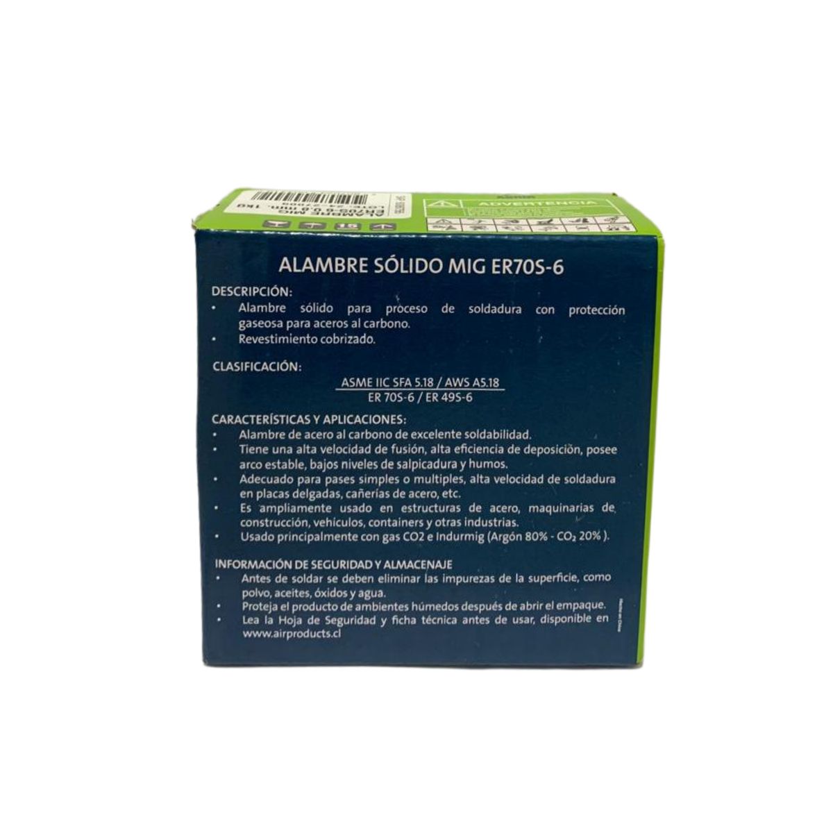 INDURA - Alambre Mig Er70s-6 0.8 Mm 1 Kg