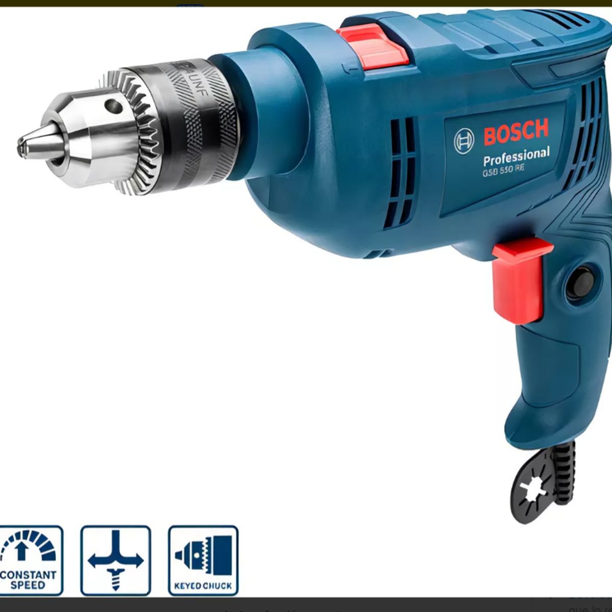 BOSCH - Taladro percutor atornillador eléctrico de 13mm