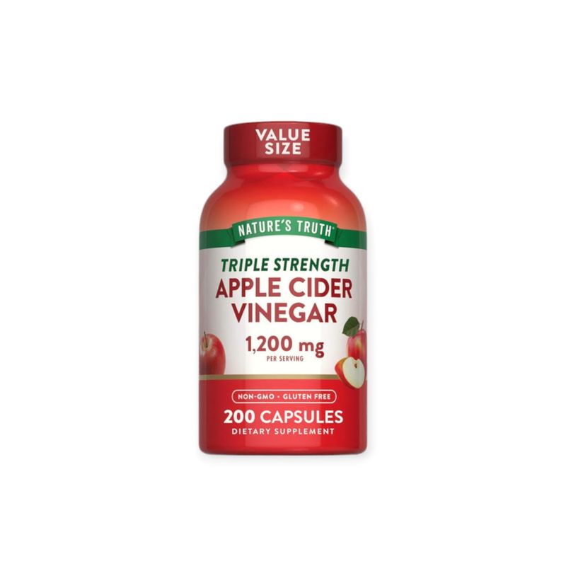NATURE'S TRUTH - VINAGRE DE MANZANA 1200MG 200 CPS - NATURE'S TRUTH
