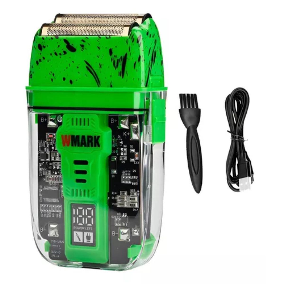 WMARK - Máquina Afeitadora Cabello Profesional Wmark NG995 Verde