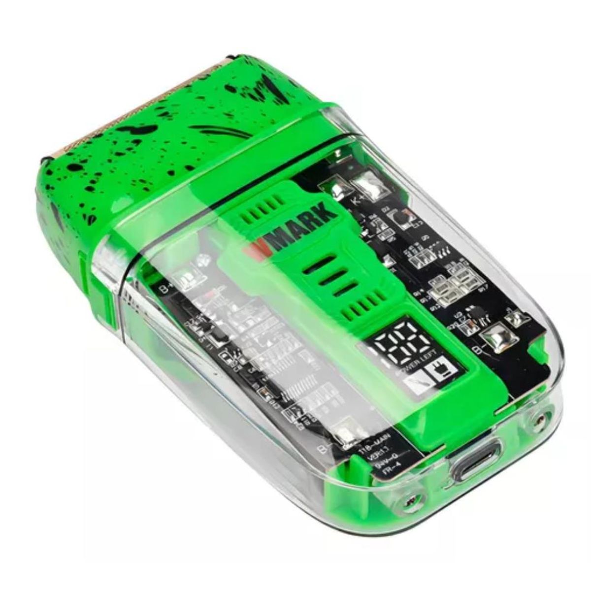 WMARK - Máquina Afeitadora Cabello Profesional Wmark NG995 Verde