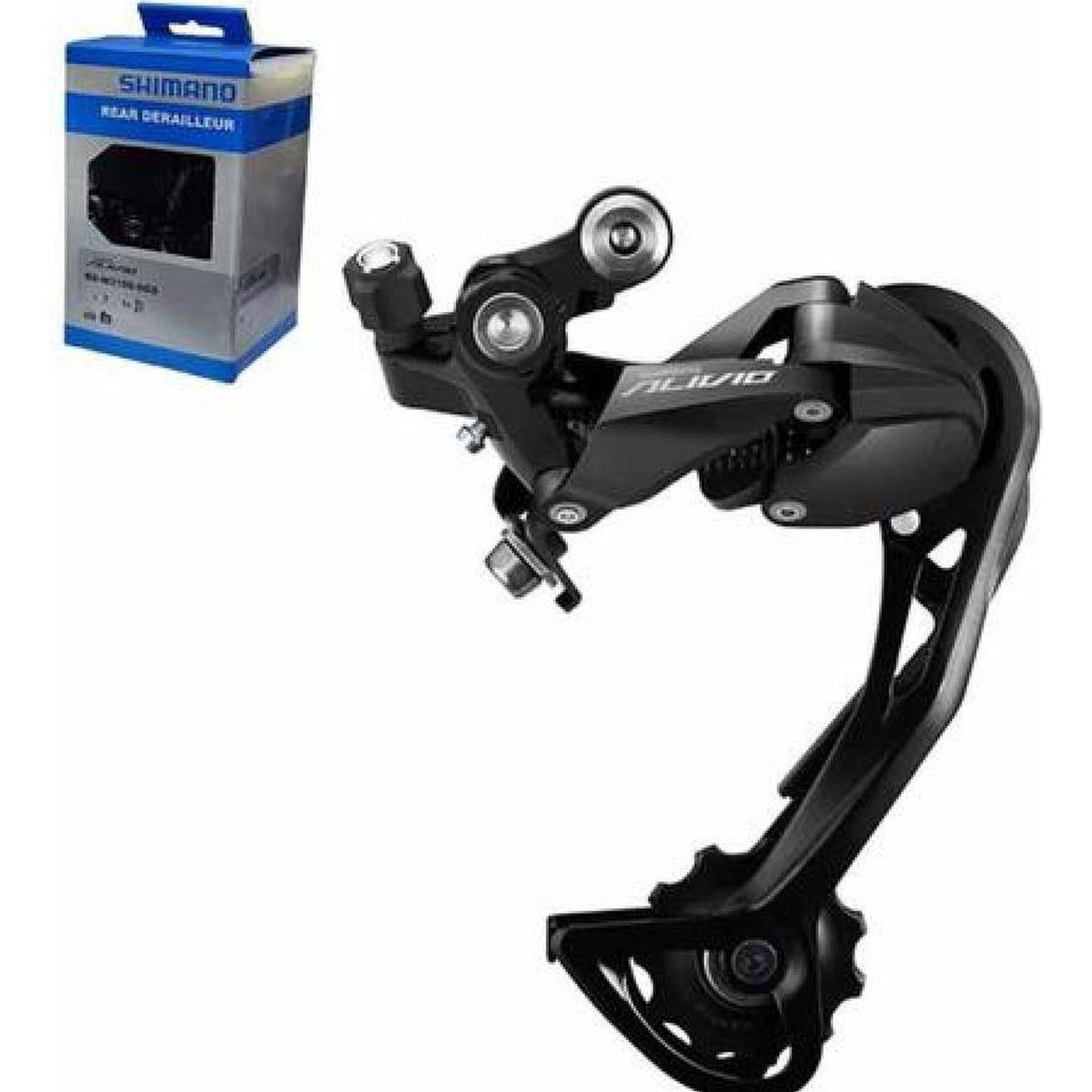 SHIMANO - Desviador Trasero 9v Shimano Rd-m3100 Alivio Pata De Cambio Negro Largo