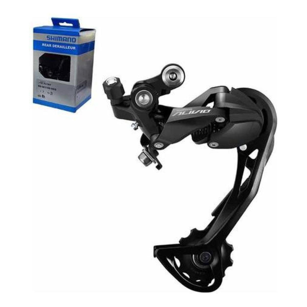 SHIMANO - Desviador Trasero 9v Shimano Rd-m3100 Alivio Pata De Cambio Negro Largo
