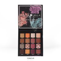 PALETA DE SOMBRAS 16 COLORES TONO 1