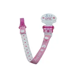PUMUCKI - Prendedor para Chupete con Cinta Fucsia