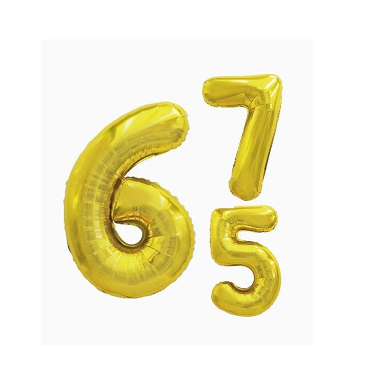 GENERICO - Globos Números Dorados 45cm