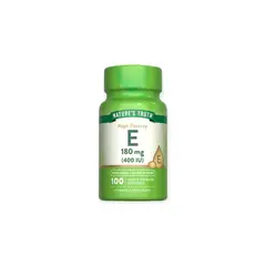 NATURE'S TRUTH - VITAMINA E 180MG 400 IU 100 SOFTGELS -
