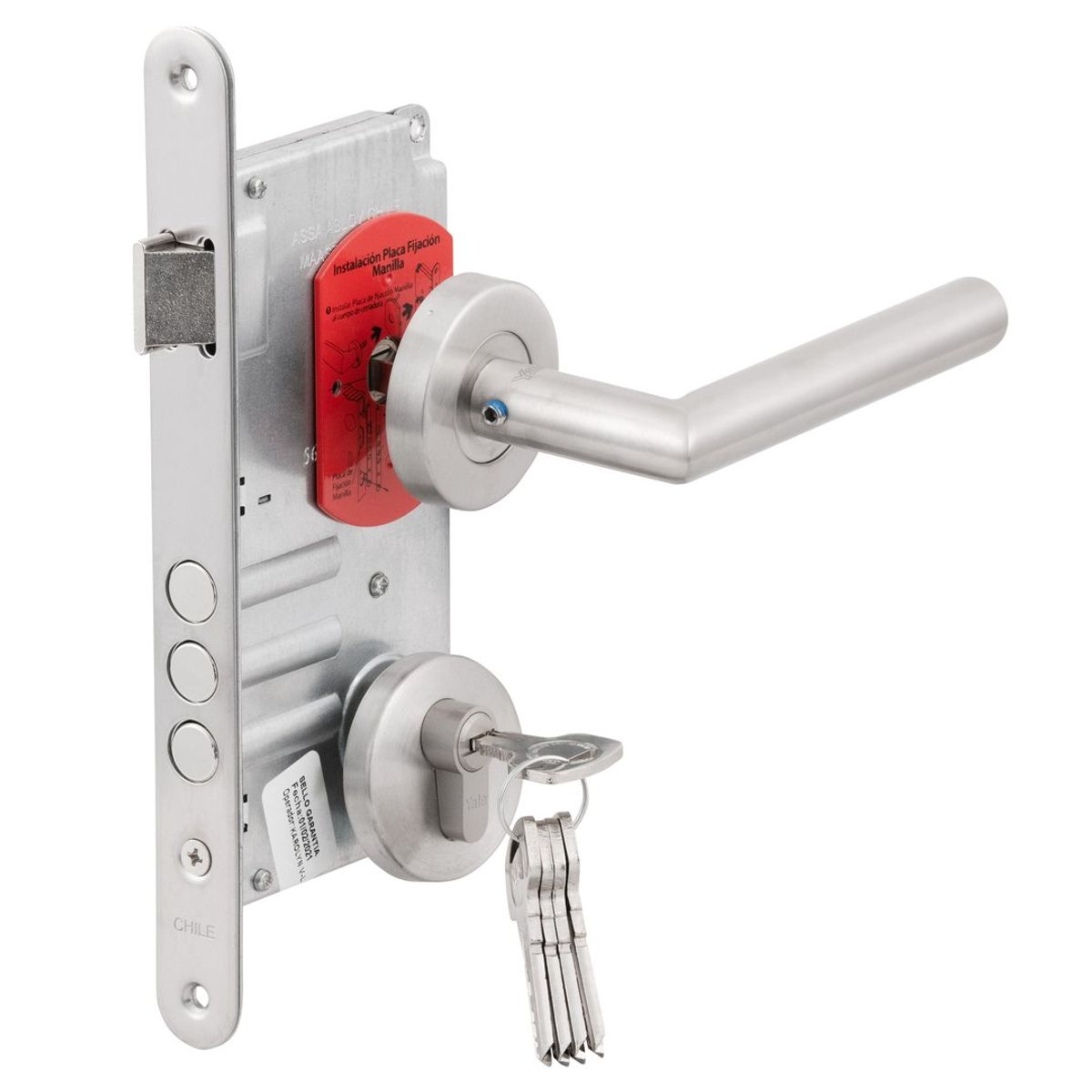 YALE - Cerradura Embutida YALE Toscana B60 Acceso 1/2 izquierda