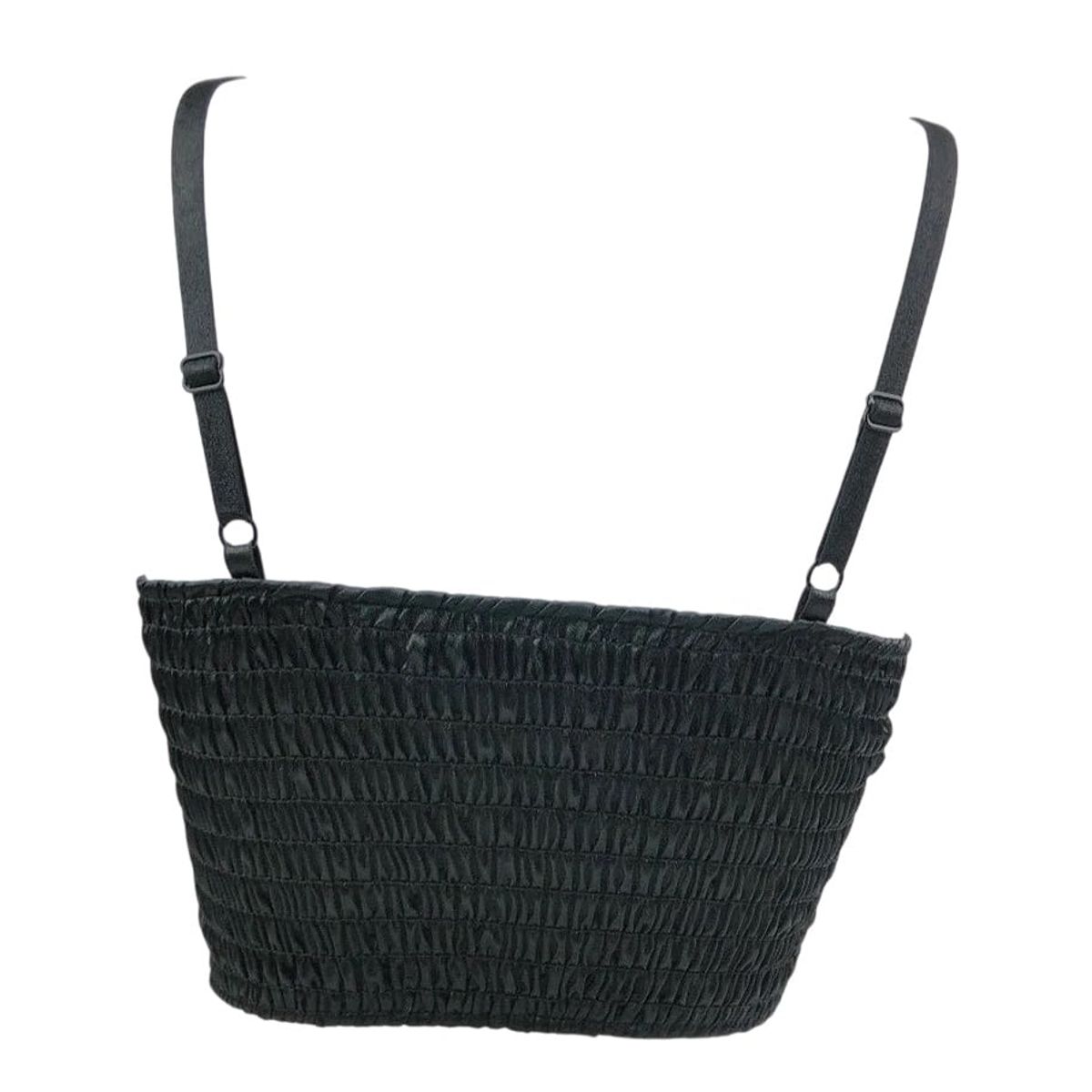 GARSIL - Crop Top Corto Para Mujer - Peto Con Tirantes - Tela Tipo Seda