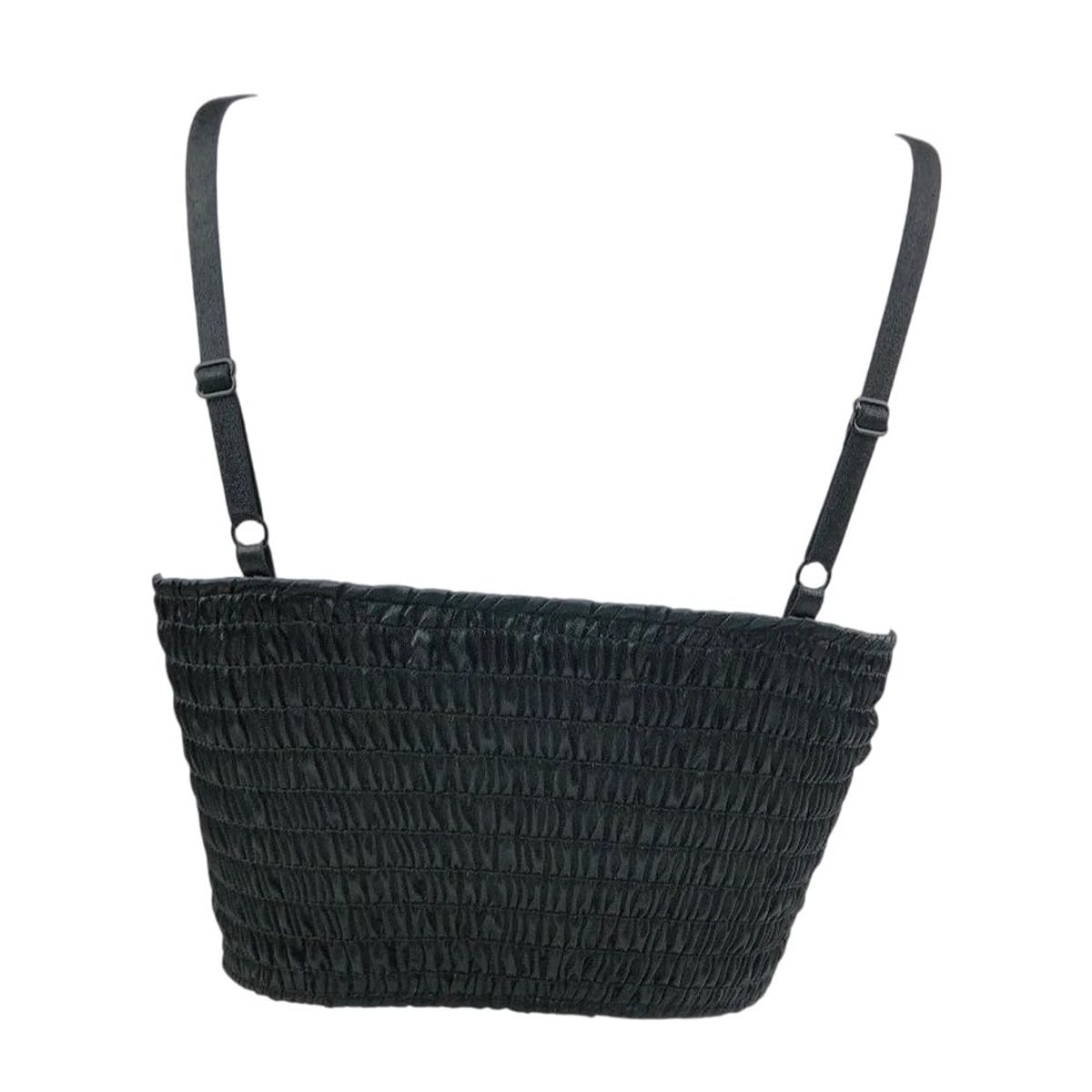 GARSIL - Crop Top Corto Para Mujer - Peto Con Tirantes - Tela Tipo Seda