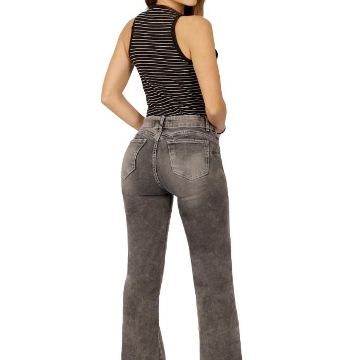 DIVINO JEANS - Jeans Brenda II Gris Divino Jeans