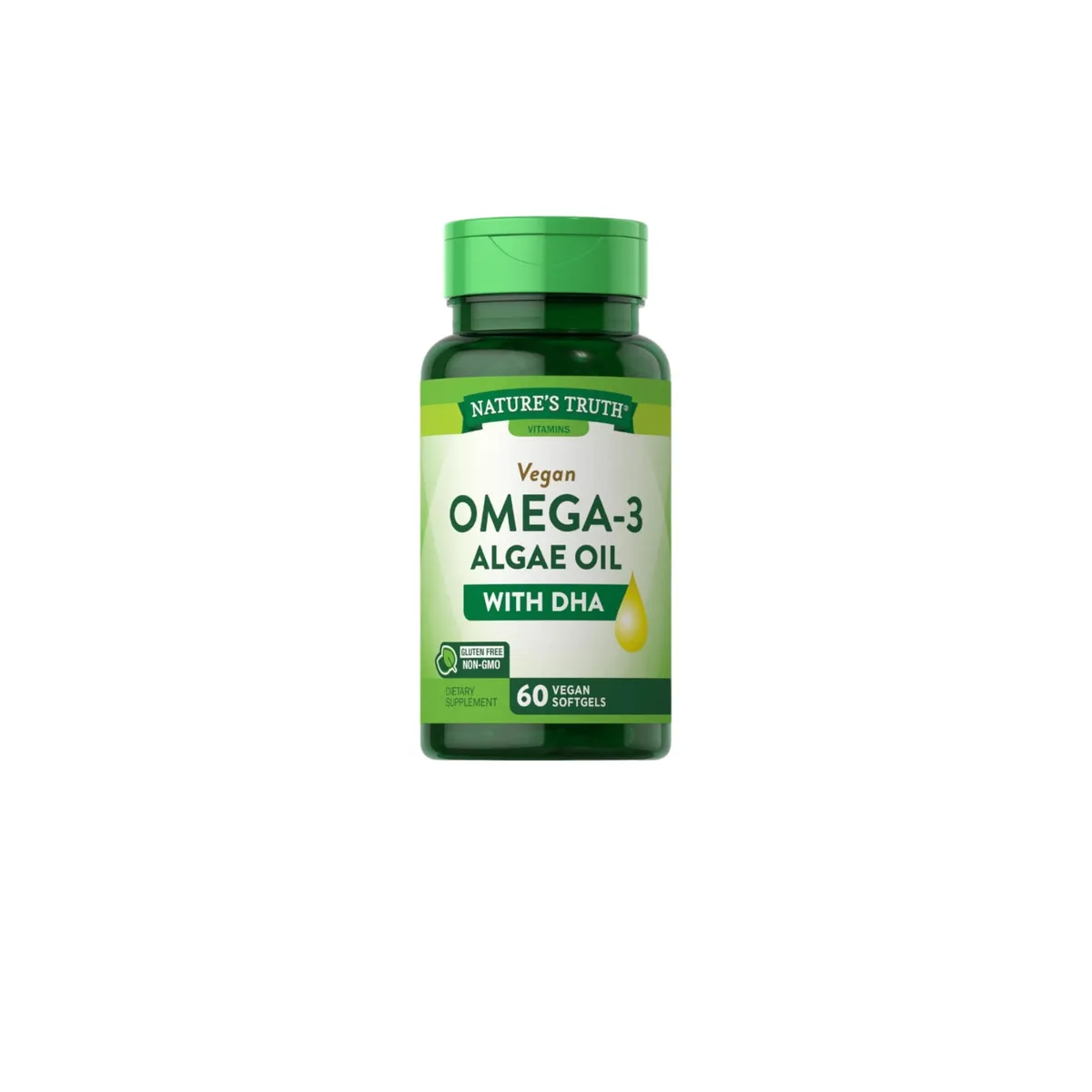 NATURE'S TRUTH - OMEGA 3 VEGANO CON DHA 60 SOFTGELS - NATURE'S TRUTH
