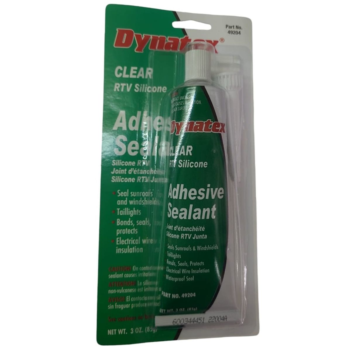 GENERICO - Silicona alta temperatura transparente 85g Universal