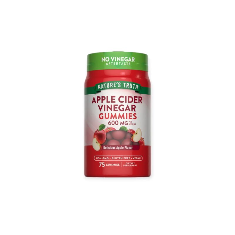 NATURE'S TRUTH - GOMITAS VINAGRE DE MANZANA 600MG 75 GOMITAS - NATURE'S TRUTH