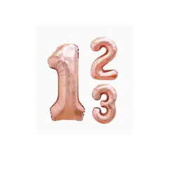 GENERICO - Globos Números Rosa 80 cm