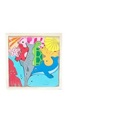 GENERICO - Juguete madera Didácticos puzzle