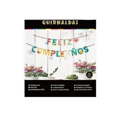 GENERICO - Guirnaldas 3 metros Colores Variados