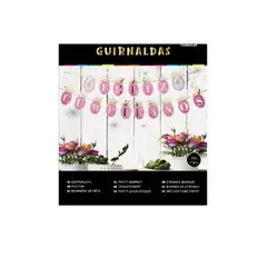 GENERICO - Guirnalda Feliz Cumpleaños 3 Metros Color Rosa