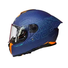 AXXIS - Casco hawk sv evo cubik naranja fluor mate
