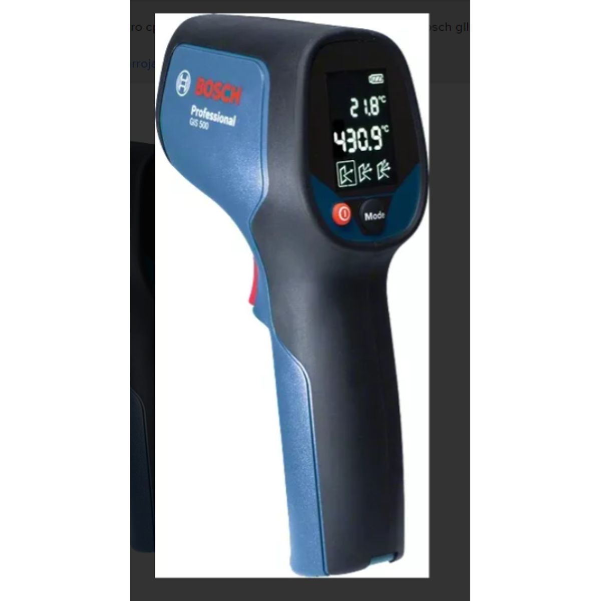 BOSCH - Termodetector Infrarrojo Superficie 500 ºc - Bosch Gis 500