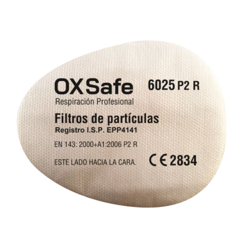 METALFER - Prefiltro Para Respirador De Partículas P2 R6025