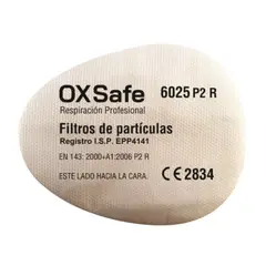 METALFER - Prefiltro Para Respirador De Partículas P2 R6025