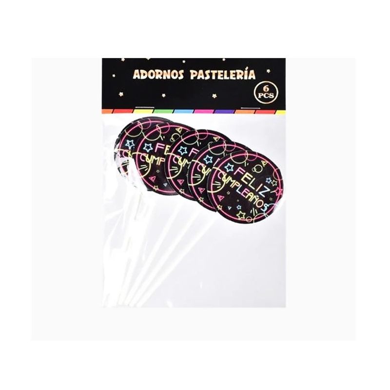 GENERICO - Adornos Pastelerias Colorido 7 Metros