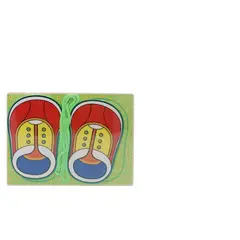 GENERICO - Juego Didactico Aprendisaje Amarra Zapatos Para Niños