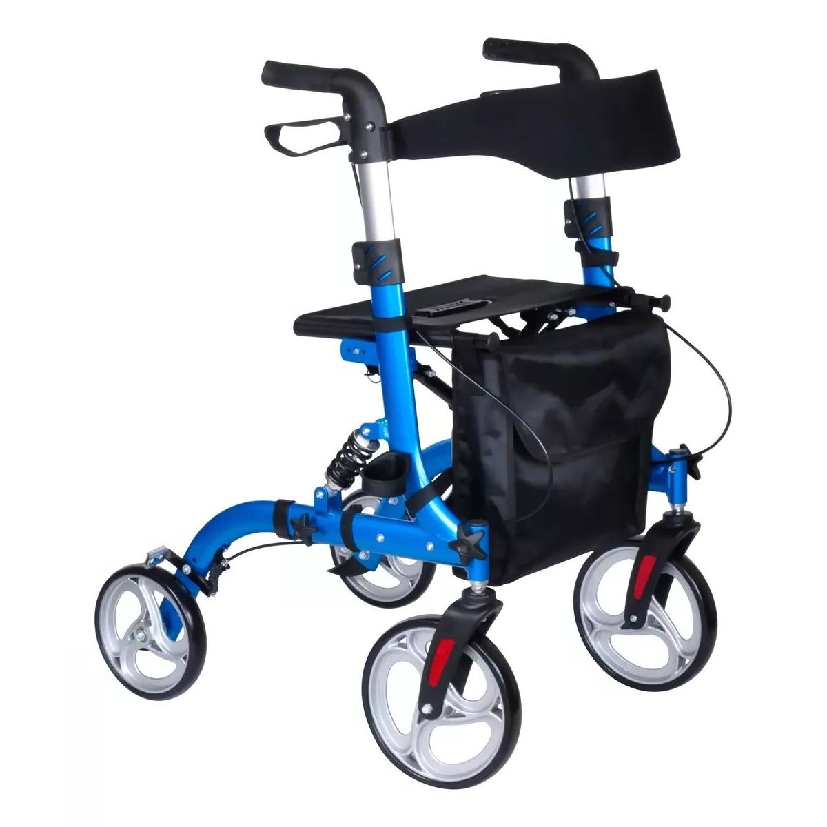 ONEDER - Andador Ortopedico Burrito Plegable Adulto Aluminio 4 Ruedas