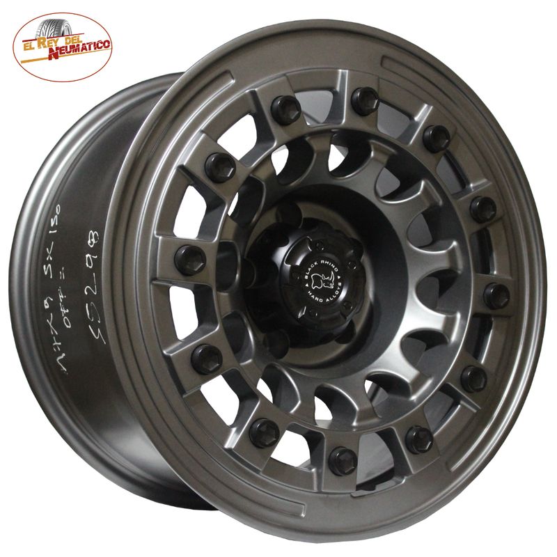 GENERICO - Juego 4 Llantas 17X9″ 5X130 ET:-12 C.B:84-Rey Del Neumático