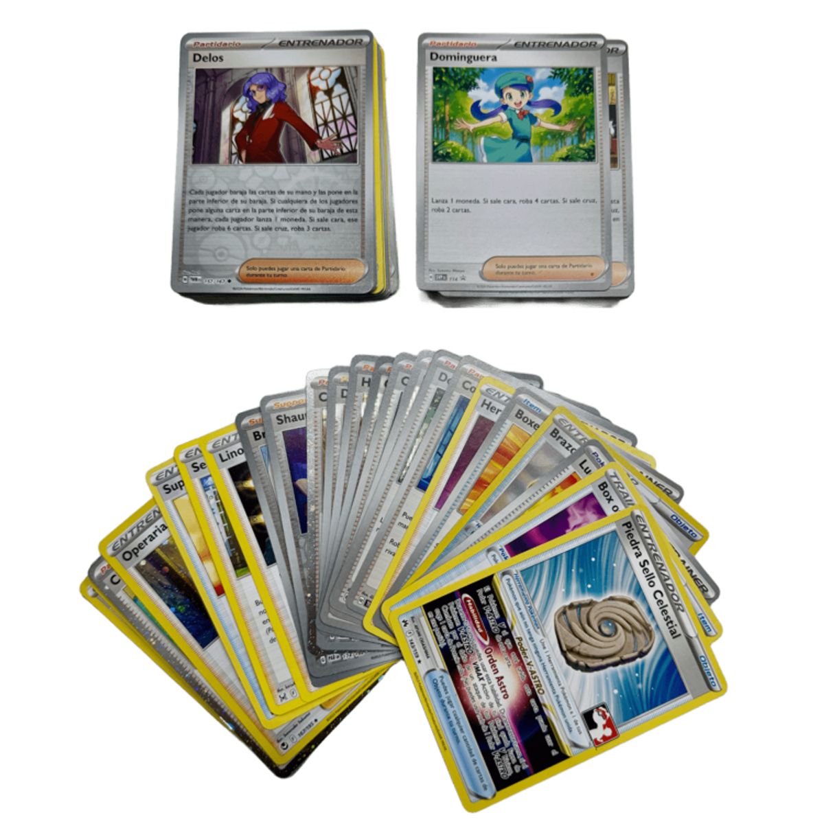 POKEMON - Cartas Pokemon Originales 50 Entrenadores Sin Repetir
