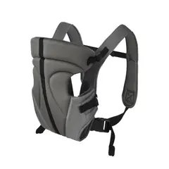 PUMUCKI - Porta Bebé Unisex 3 Posiciones Gris