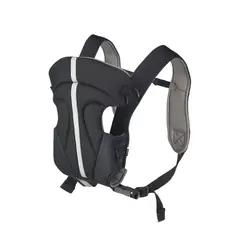 PUMUCKI - Porta Bebé Unisex 3 Posiciones Negro