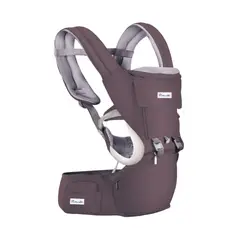 PUMUCKI - Porta Bebé Ergonómico 6 Posiciones Gris