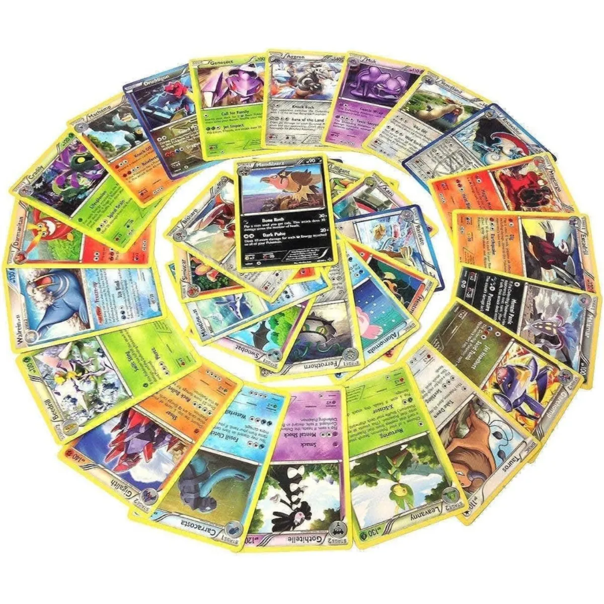 POKEMON - CARTAS POKEMON ORIGINALES 50 FOIL/BRILLANTES SIN REPETIR
