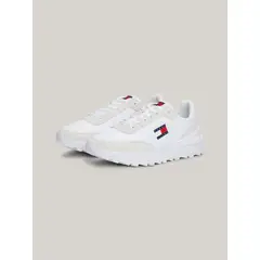 TOMMY HILFIGER - Zapatillas Running Con Suela Dentada Blanco