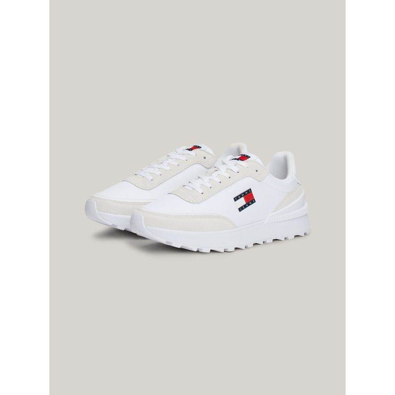 TOMMY HILFIGER - Zapatillas Running Con Suela Dentada Blanco Tommy Hilfiger