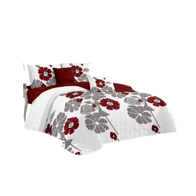 GENERICO - Cubrecama Tela Quilt De Verano 2 Plazas Diseño Estampado