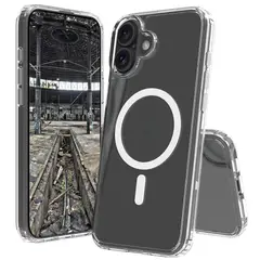 GENERICO - Carcasa Transparente Con Magsafe Para iPhone 16 Normal