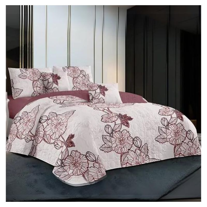 GENERICO - Cubrecama Tela Quilt De Verano 2 Plazas Diseño Estampado