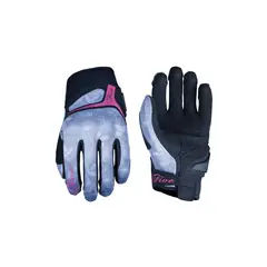 FIVE GLOVES - Guantes De Moto Five RS3 Woman Gris Rosado