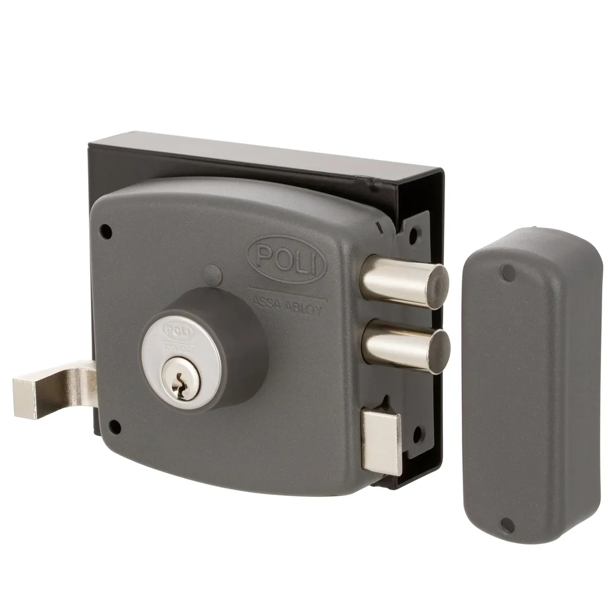 POLI - Cerradura Sobreponer POLI Chilena 2010 con Caja Reja