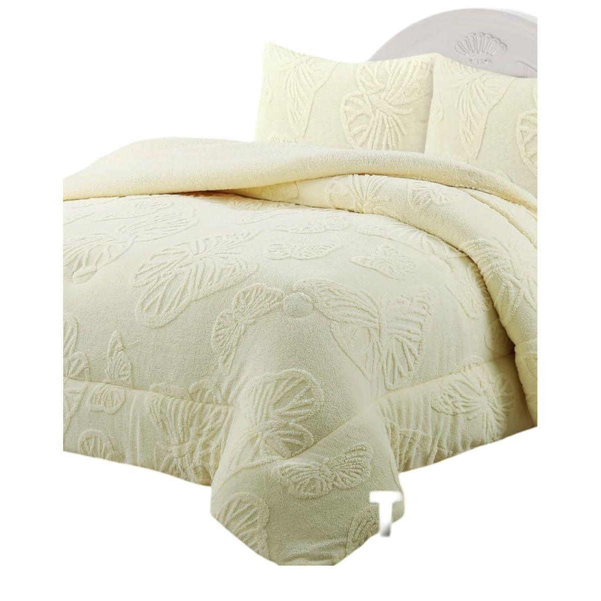 GENERICO - Cobertor 2 Plazas Chiporro Mariposas Invierno M7